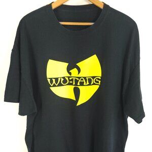 Wu Tang Graphic T-Shirt Men's 3XL Black Distressed